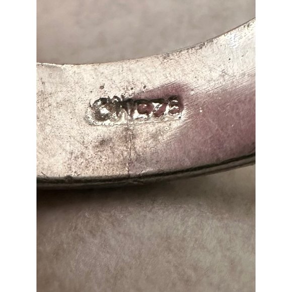 925 sterling silver white gold plated rainbow 14 genuine gemstones ring - Picture 10 of 10